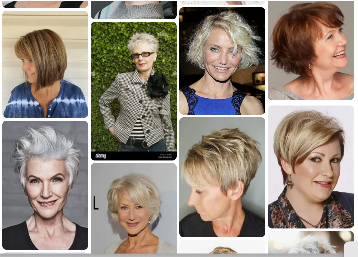 Chic Short Haircuts for Older Women
