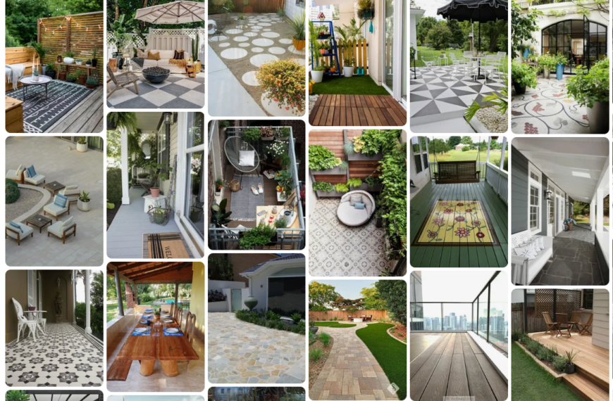 materials for a beautiful patio floor