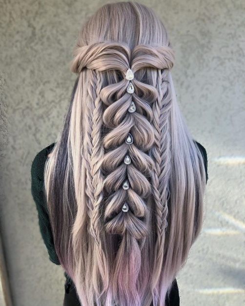 Holographic Ice Queen Braids