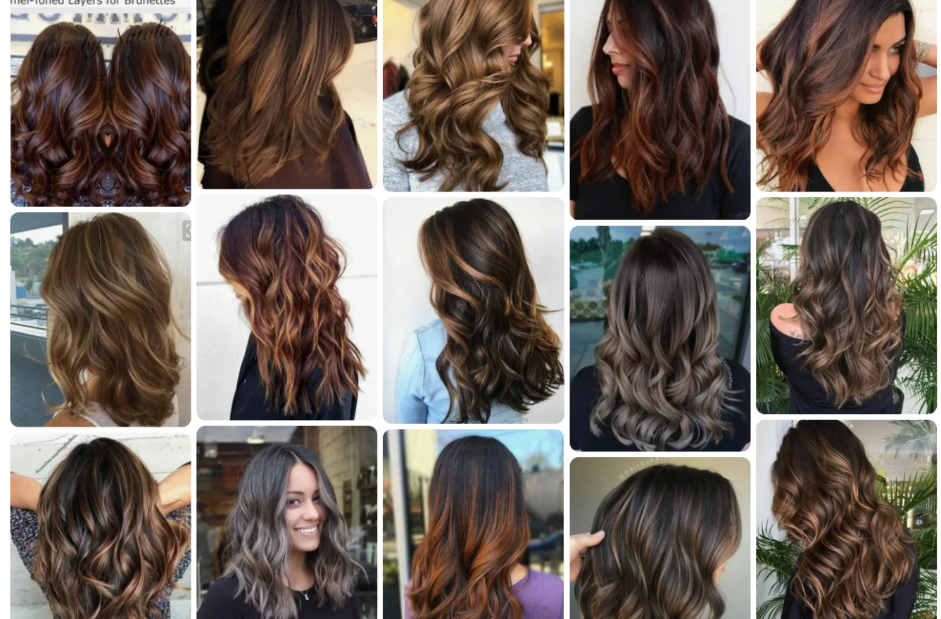 Brown Hair Color Transformations