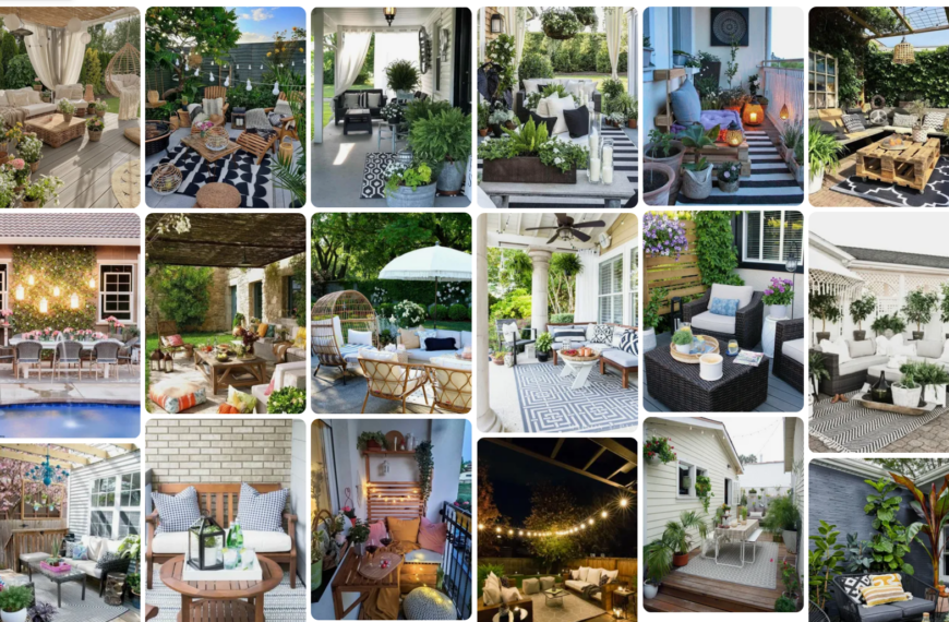 HOW TO DECORATE A PATIO WITH STYLE: 50 PRACTICAL EXAMPLES