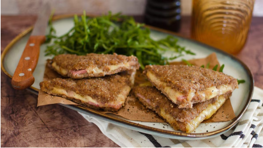 Ham and Cheese Stuffed Meat Triangles: A Delicious Sandwich Recipe
