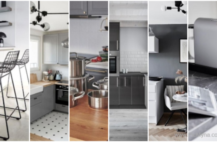 Gray kitchen: combinations, materials and style advice