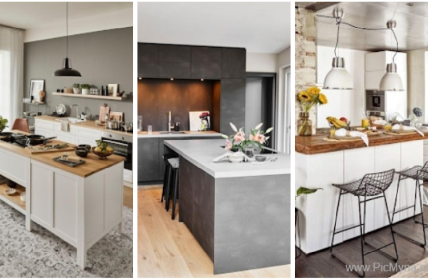 The 9 most beautiful ideas for a kitchen with island