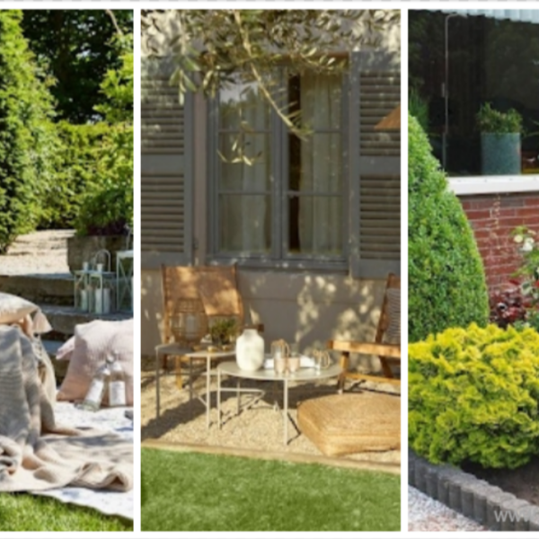 11 ideas for furnishing a small garden: ideas to copy